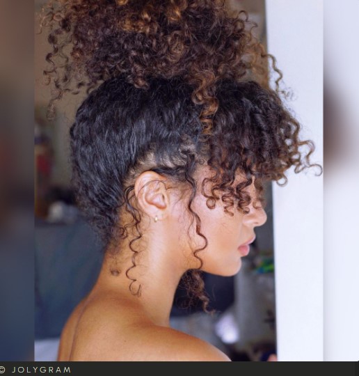 3. The high bun