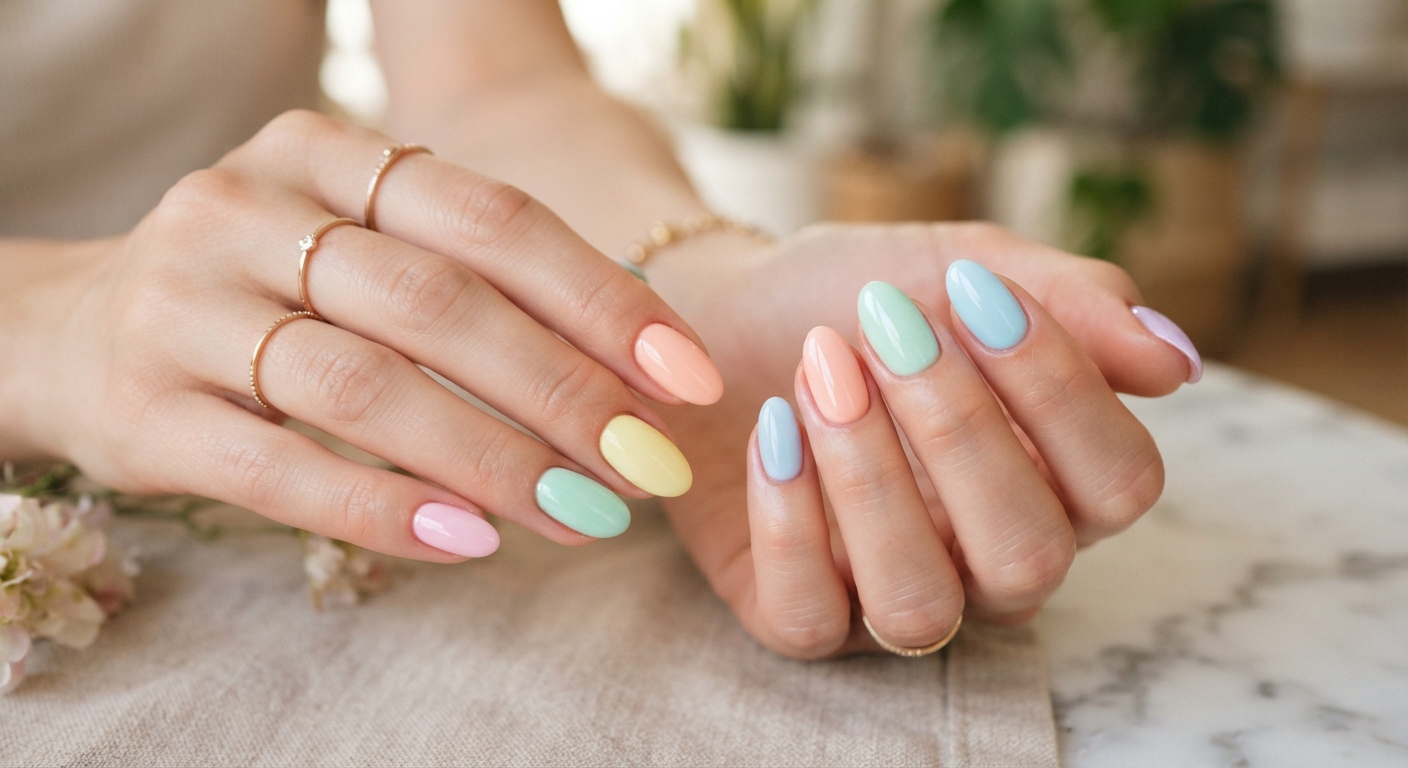 Pastel Rainbow Set (One Shade Per Nail)