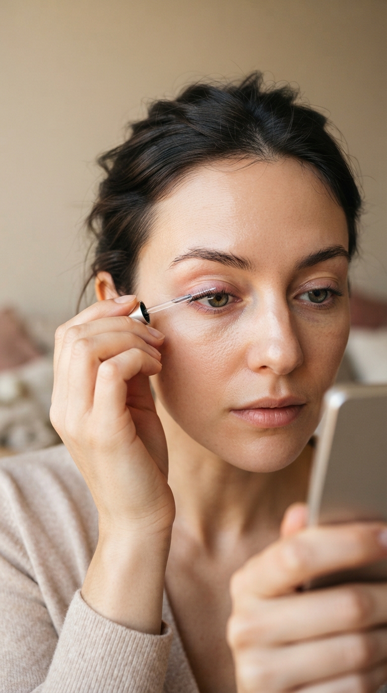 Apply a Nourishing Lash Serum or Oil Consistently