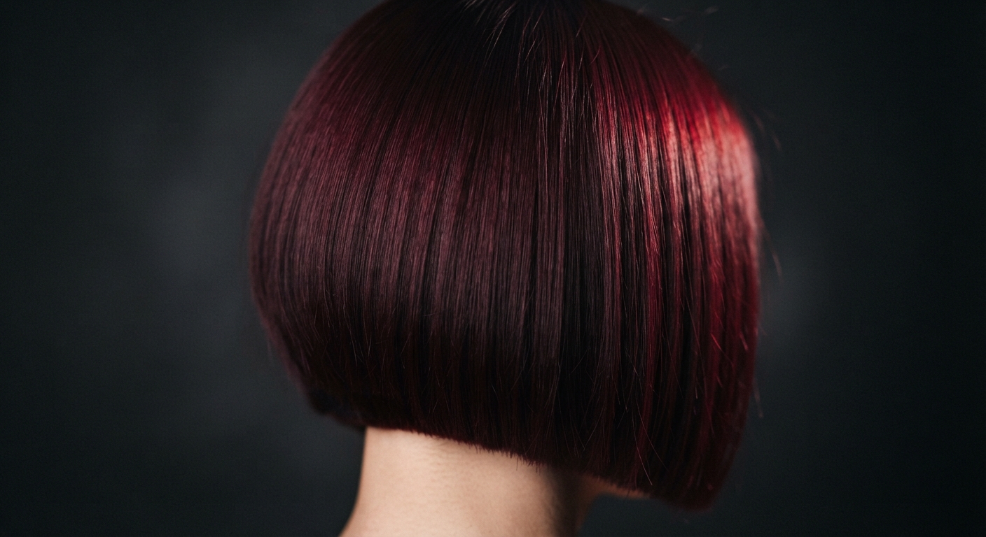 Deep Burgundy Bob