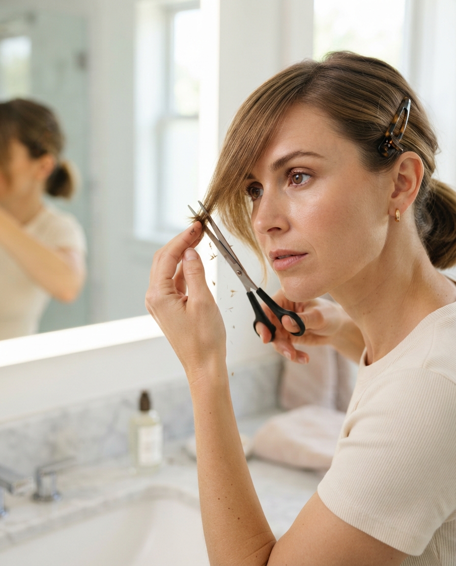 Side-Swept Bangs