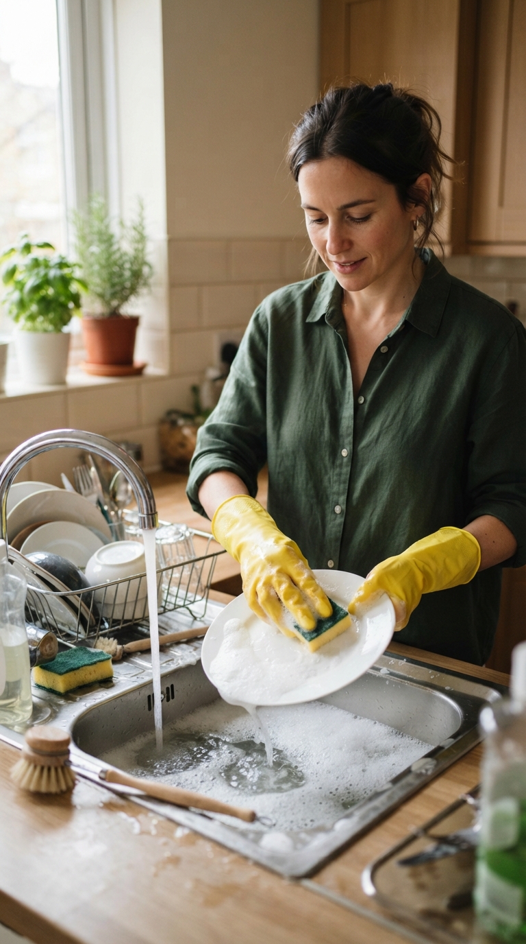 Wear Gloves for Wet or Chemical-Heavy Tasks