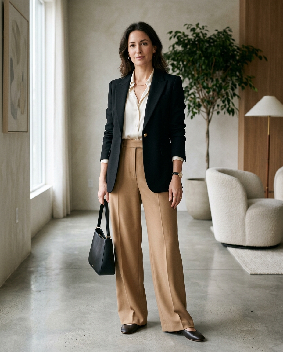 Add Structure at the Shoulders When the Rest of the Outfit Is Soft