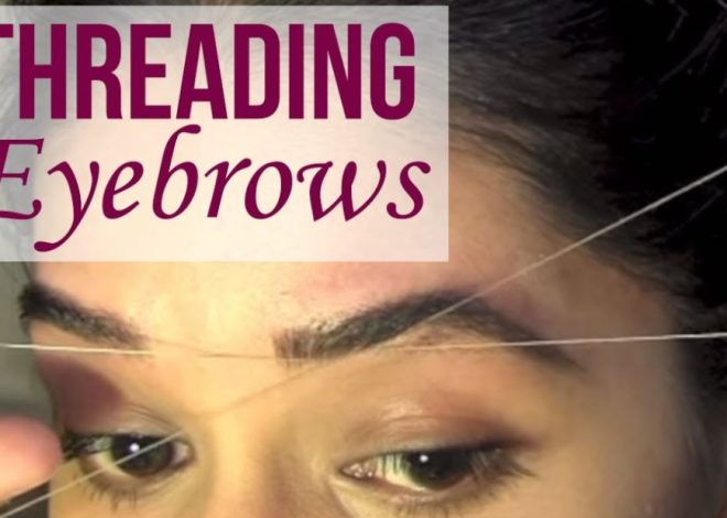 How To Thread Eyebrows At Home : 3 Home Methods