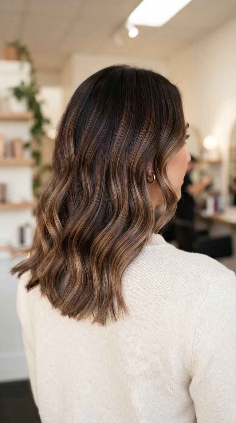 Chocolate Balayage — Movement and Dimension in Every Strand