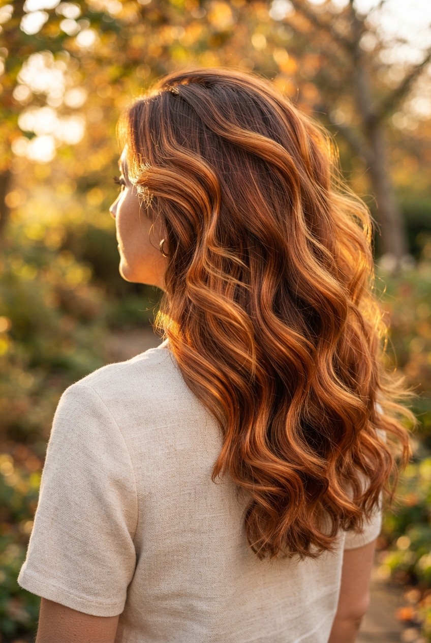 Copper Brunette — The Color That Makes Everything Look Like Golden Hour