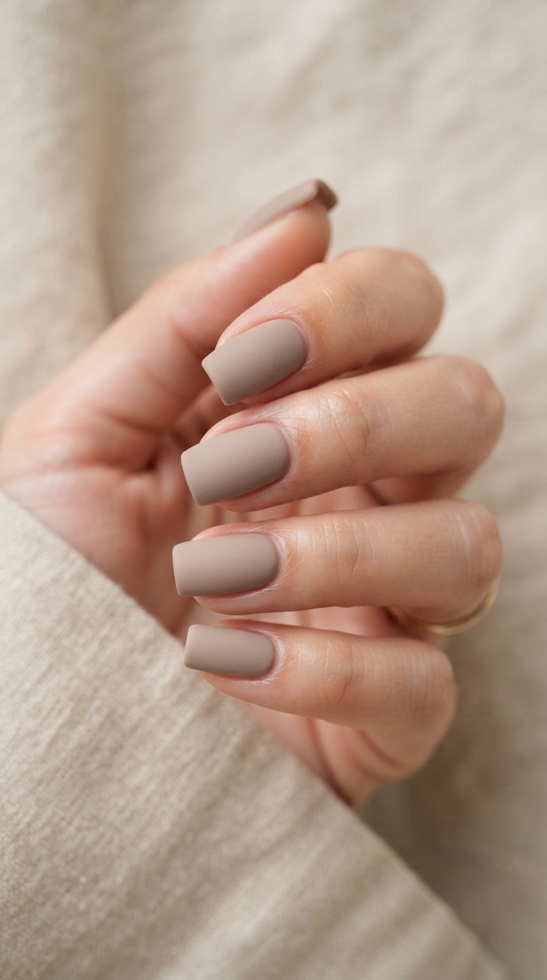 Matte Taupe With Extra Attention to Surface Smoothness