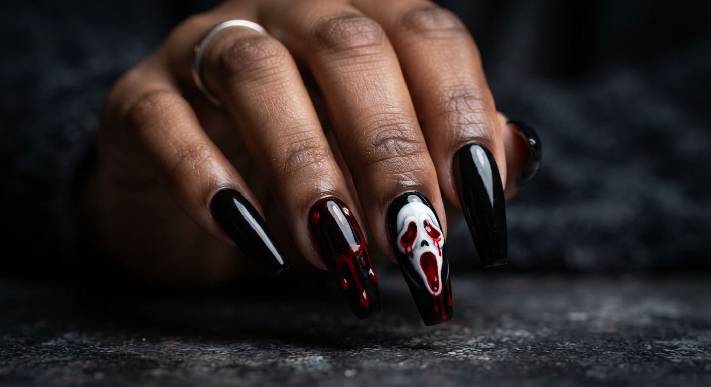 Red and Black Ghostface