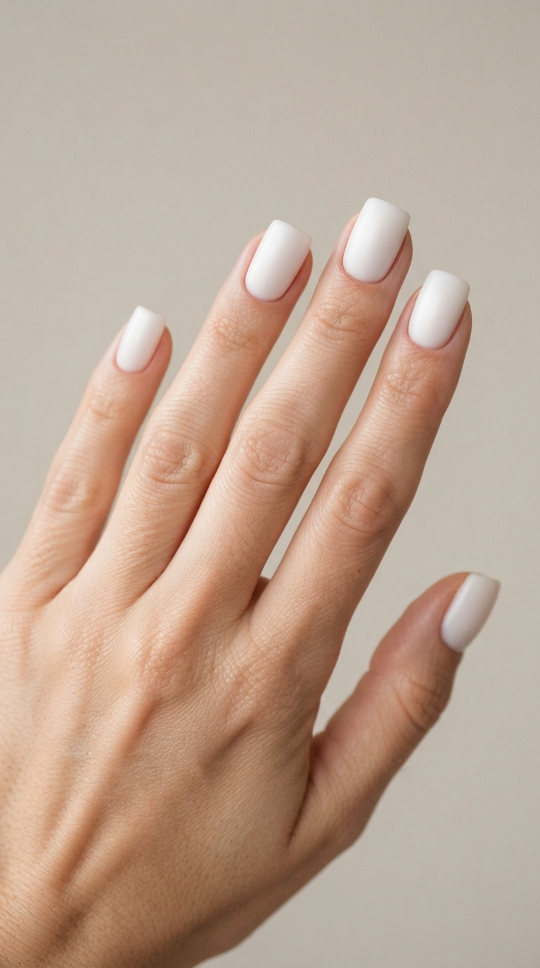 Soft White Satin — Crisp Without Being Stark