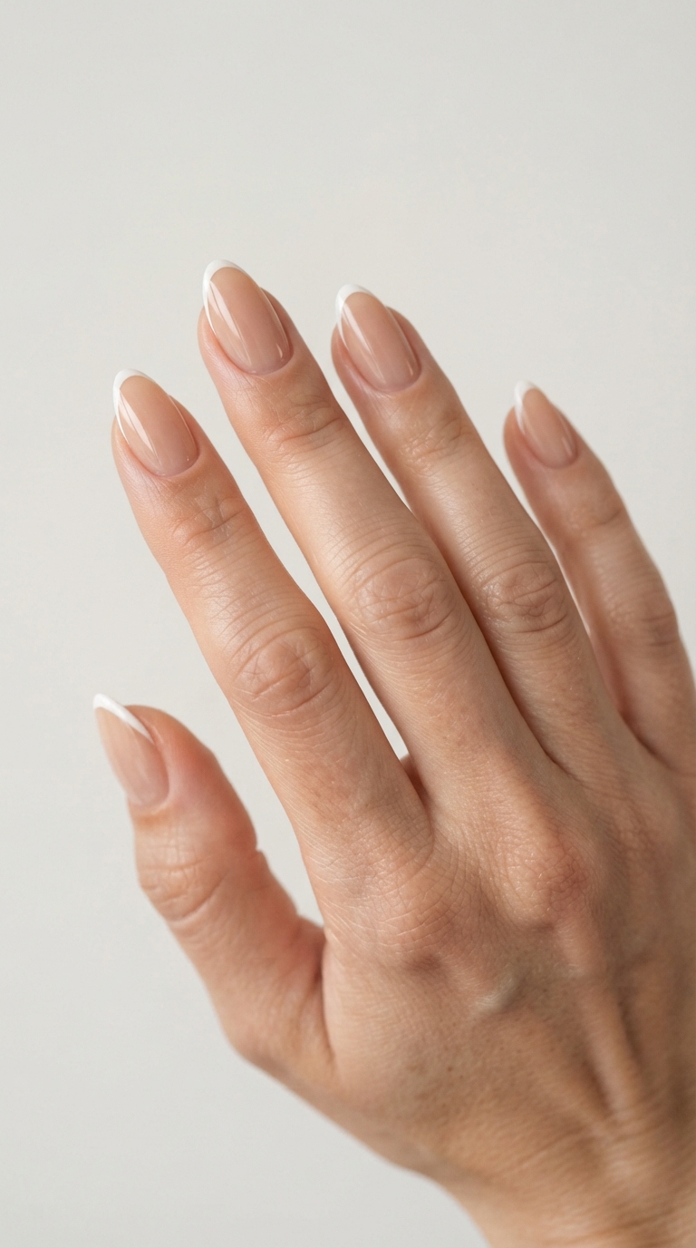 The Micro French Tip — A Whisper of Contrast