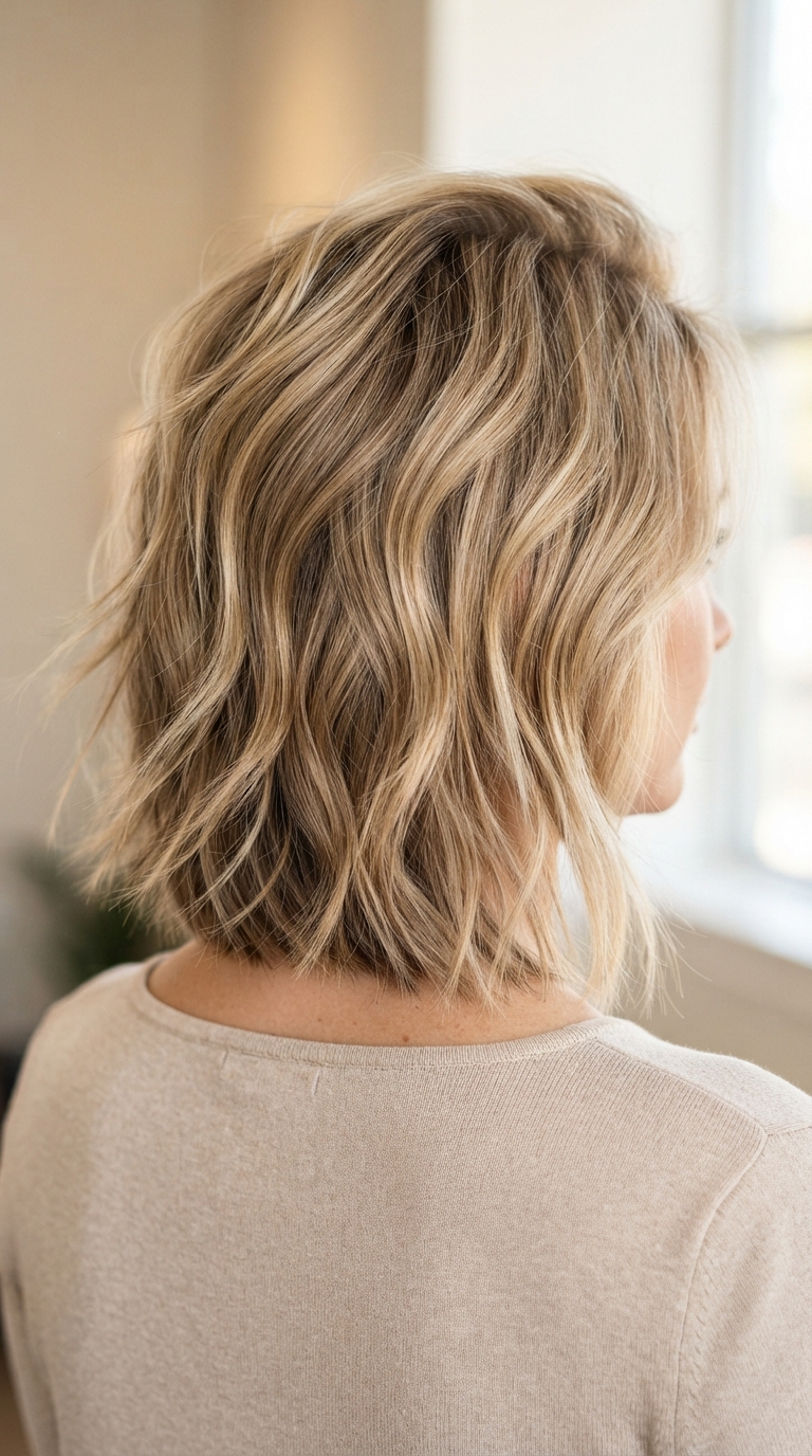 The Textured Lob for Fine Hair