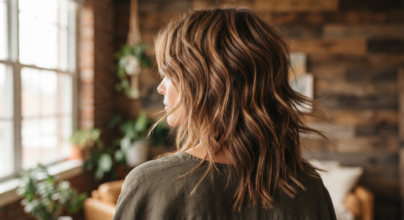 The Textured Shag Haircut — Lived-In Perfection