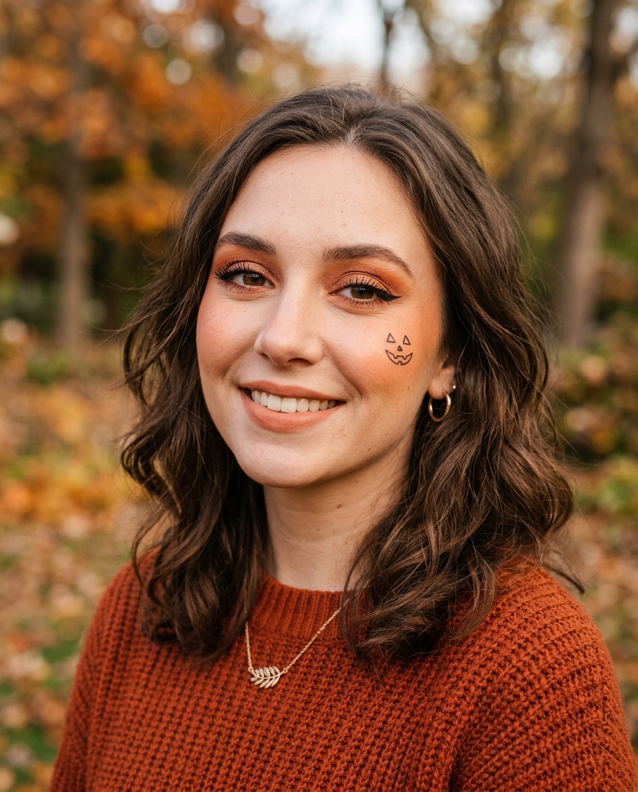 The Easy Pumpkin Makeup